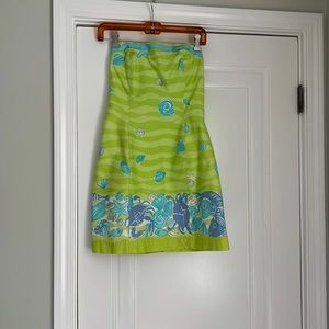 Lilly Pulitzer strapless dress size 4